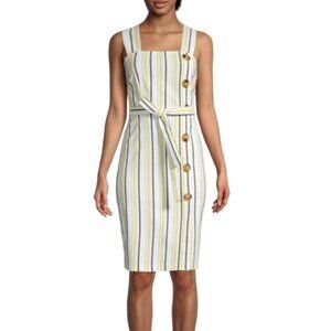 NWT Tommy Hilfiger Striped & Button Dress